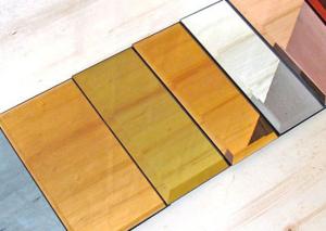 Quality 5mm Decorative Tinted Beveled Glass Mirror , Large Wall Mirror Glass wholesale