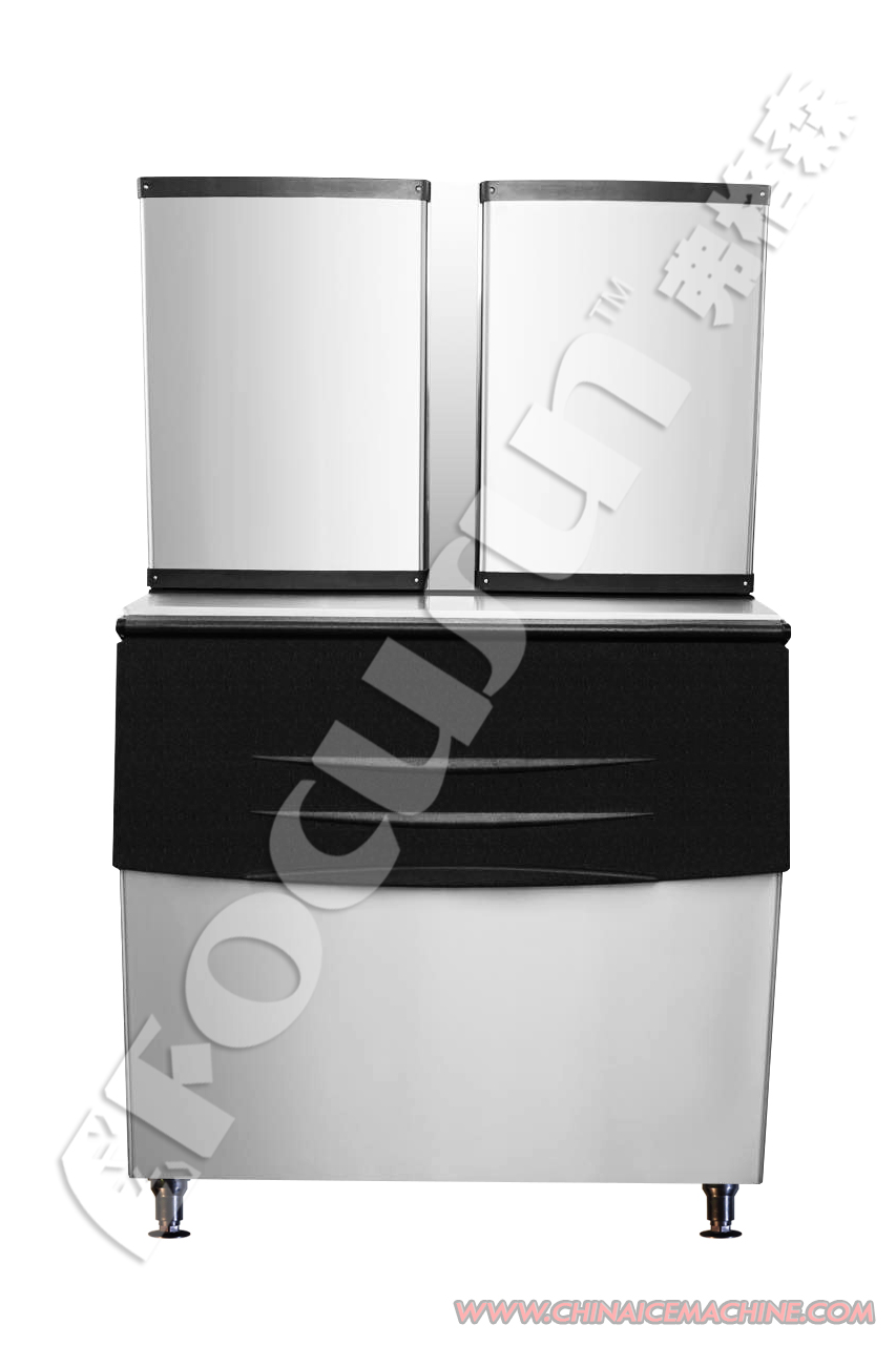 315kg Ice Storage Capacity R404a/R22 Refrigerant Commercial Type Cube Ice Maker FIM-1500G