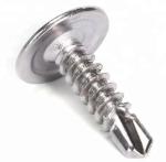 Recessed Self Drilling Tapping Screws Shallow Flange Pan Washer Head