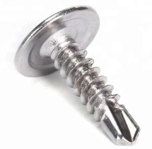 Quality Recessed Self Drilling Tapping Screws Shallow Flange Pan Washer Head wholesale