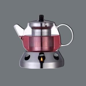 Quality Professional Stainless Steel Chemical Etching Glass Teapot For Tea Making wholesale