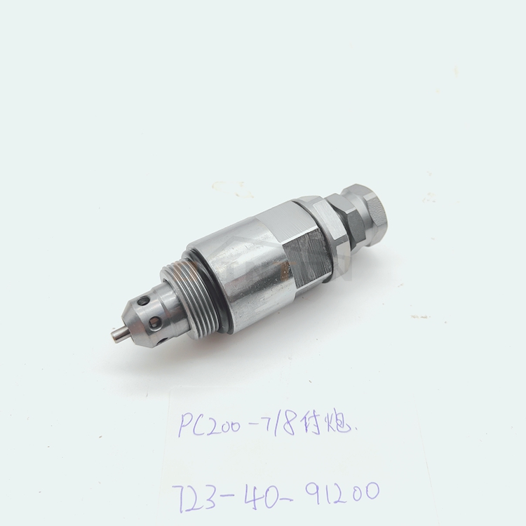 723-40-91200 Excavator Hydraulic Pump Parts Relief Valve For PC200-8 PC200-7
