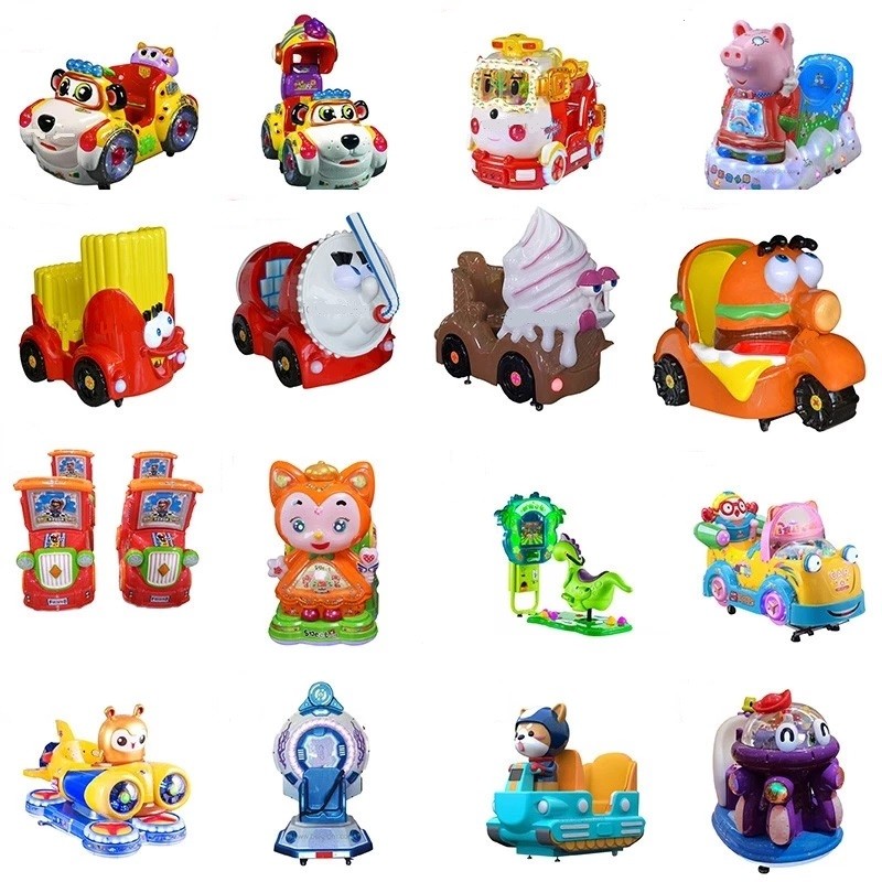 Happy Flight Kiddie Airplane Ride / Helicopter Rides For Children