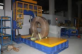 Quality 380V Voltage Wire Coil Wrapping Machine 0 - 600r / Min Main Motor Speed OEM wholesale