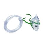 DEHP Free Plastic Elongated Oxygen Mask Medical Grade PVC