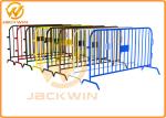 Road Safety Temporary Removable Metal Crowd Control Barricade For Traffic