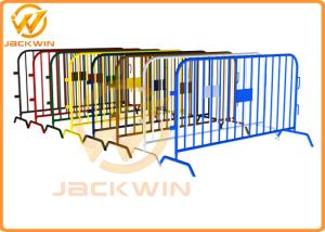 Quality Road Safety Temporary Removable Metal Crowd Control Barricade For Traffic wholesale