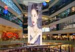 14kg Light Weight Transparent Led Display 80% Smd Pixel 10mm For Glass Windows