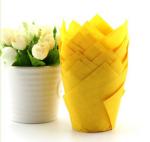 Bright Blue baking tulip cup/lotus cup