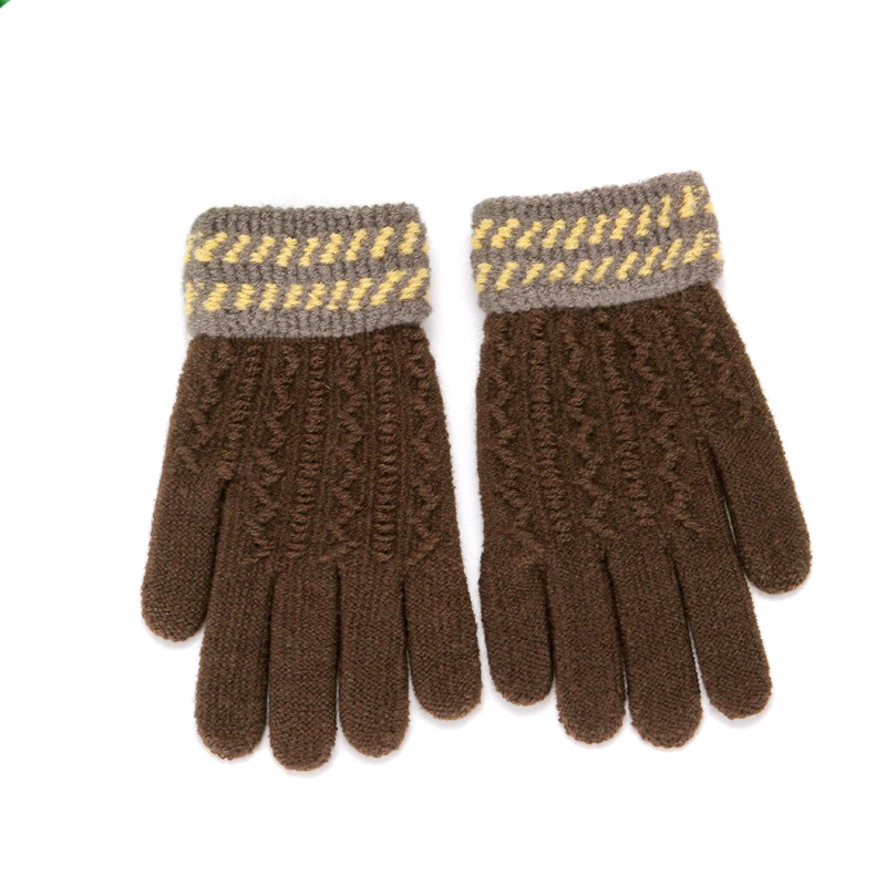 wholesales custom kids five-fingers fashion gym simple winter warm and cold proof kintted sports touch screen mitts
