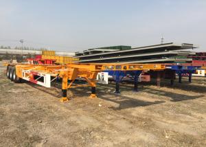Quality Carbon Mn Steel Flatbed Semi Truck Semi Trailer Truck 12600*3000mm wholesale