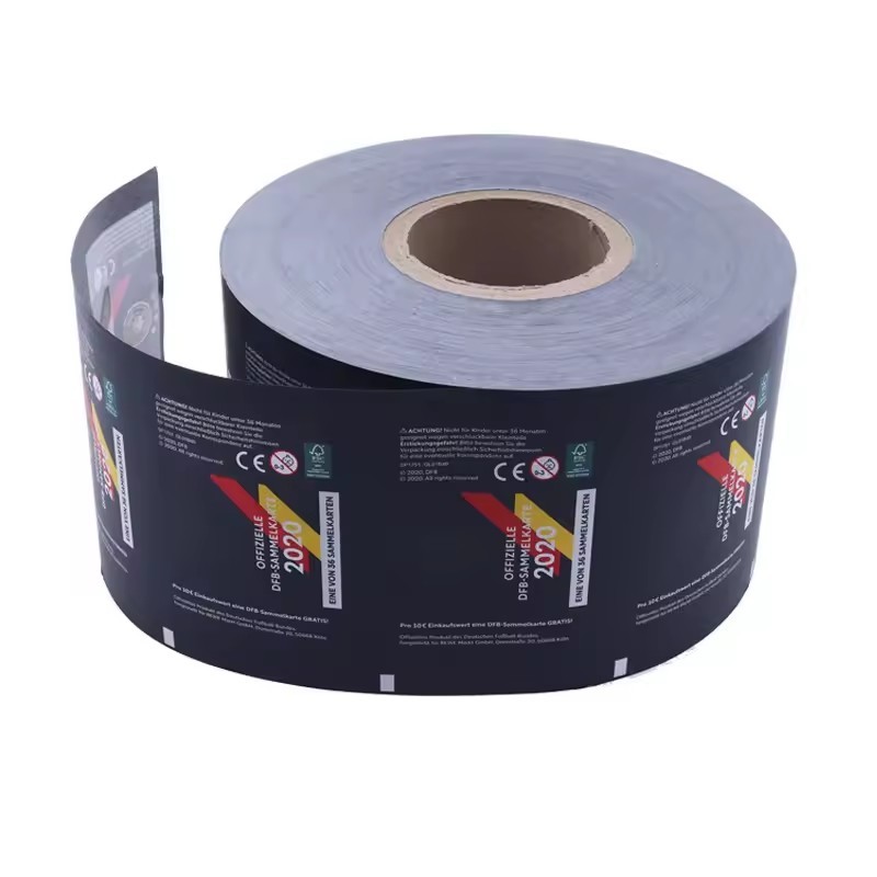 Custom Print Plastic Foil Laminated Heat Sealable Flexible Roll Stock Film For Food