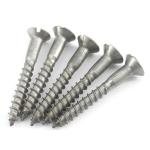 304 Stainless Steel Slotted Countersunk Head Wood Screws For Furniture Assembly