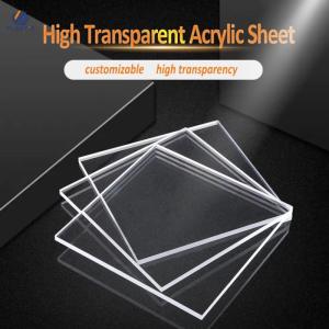 Quality 5mm Clear Acrylic Sheet Cut To Size Plexiglass Sheet 1250x2450mm OEM wholesale