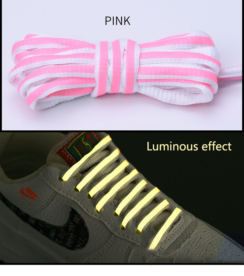 Shoelace Manufacturer luminous glowing shoelace for Sport Shoes Quantity funny luminous glowing shoelace