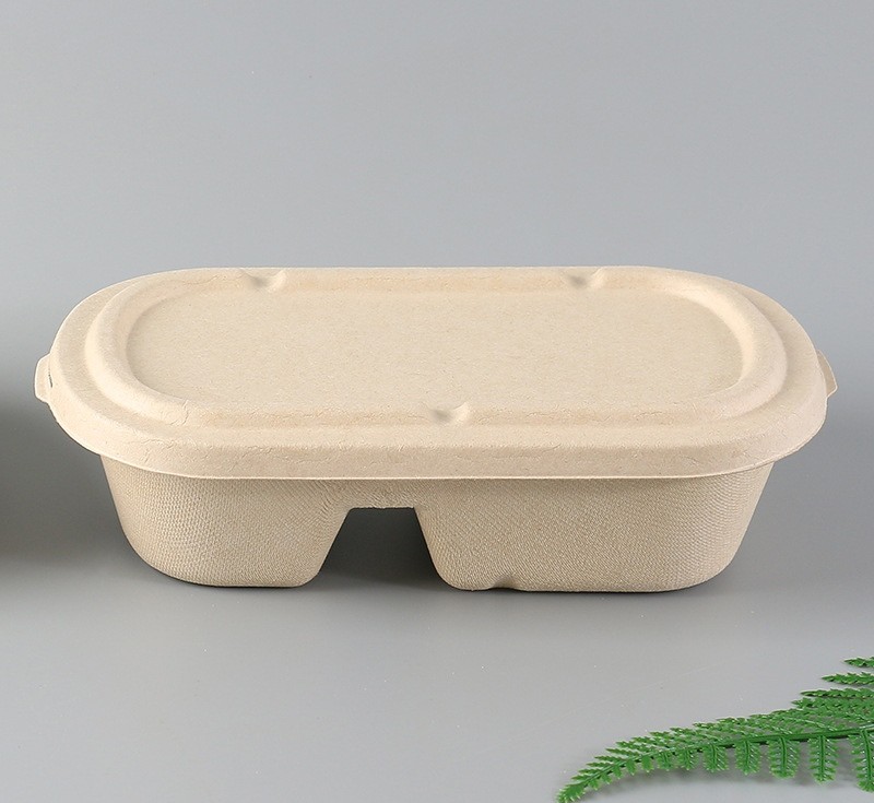 Sugarcane Bagasse Salad Fruit Take Away Food Containers Biodegradable