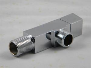Quality Modern Chrome Plated Square Shower Faucet Accessories with Low Pressure wholesale