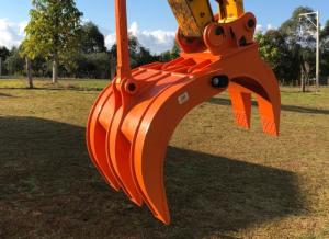 Quality Wood Grappling Hydraulic Excavator Grab Excavator Log Rock Grabs wholesale