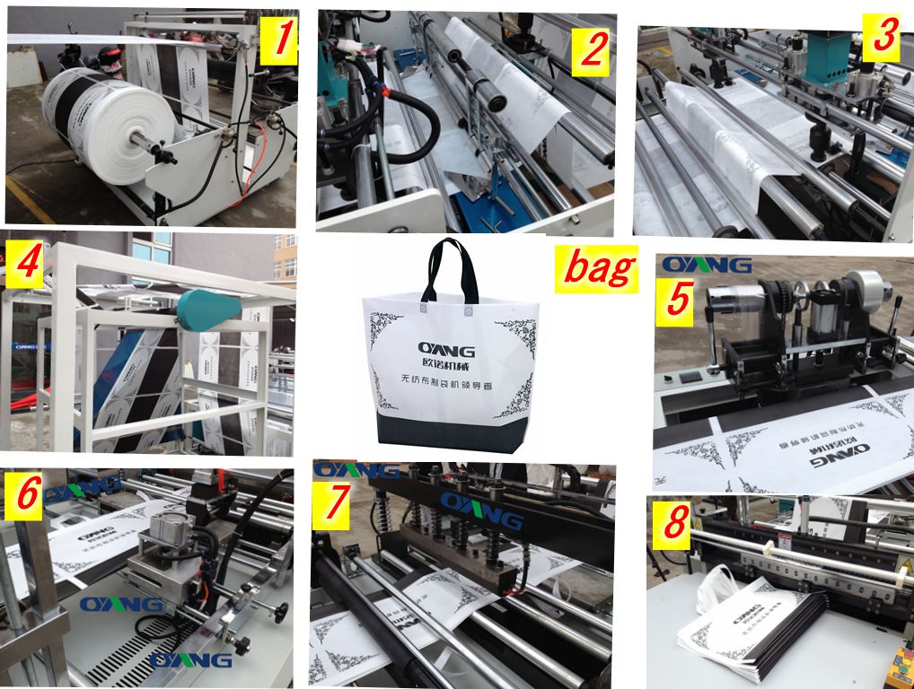 Full Automatic Ultrasonic Non Woven Bag Making Machine