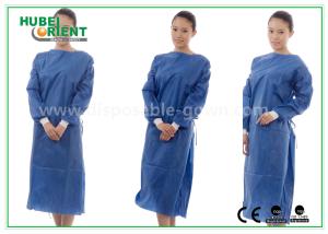 Quality No Excitant Surgical PP Disposable Isolation Gowns With Knitted Wrist wholesale
