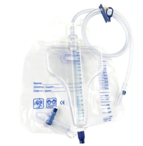 Quality PVC Precise Disposable Urine Bags 1000ml Anti Reflux Drainage Bag wholesale