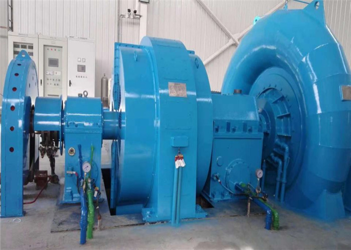 Mini Francis Hydro Water Turbine Generator Custom Colors 100KW-70MW