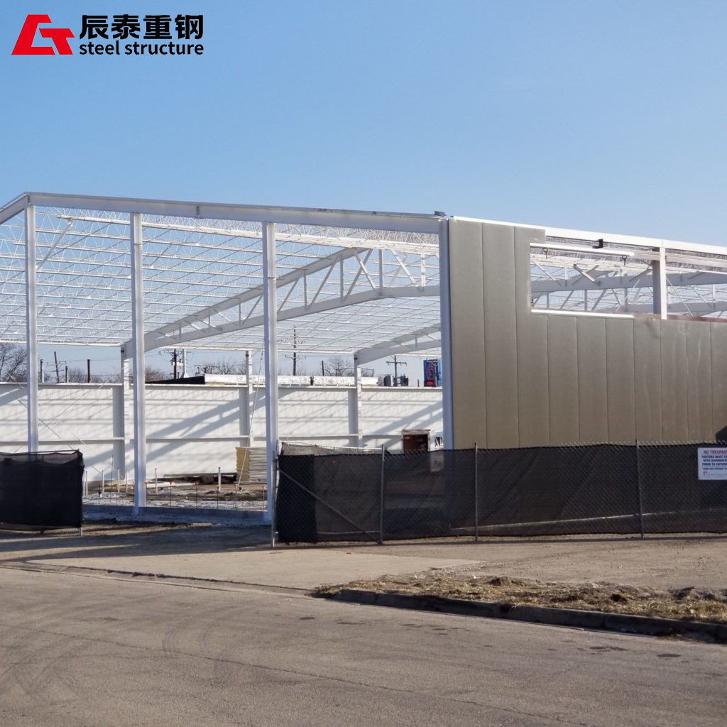 Prefab Real Estate Steel Structure Frame Workshop Construction