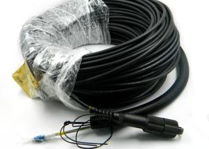 Quality Outdoor PDLC Connector , Waterproof 2 Core Single Mode Fiber Optic Cable wholesale