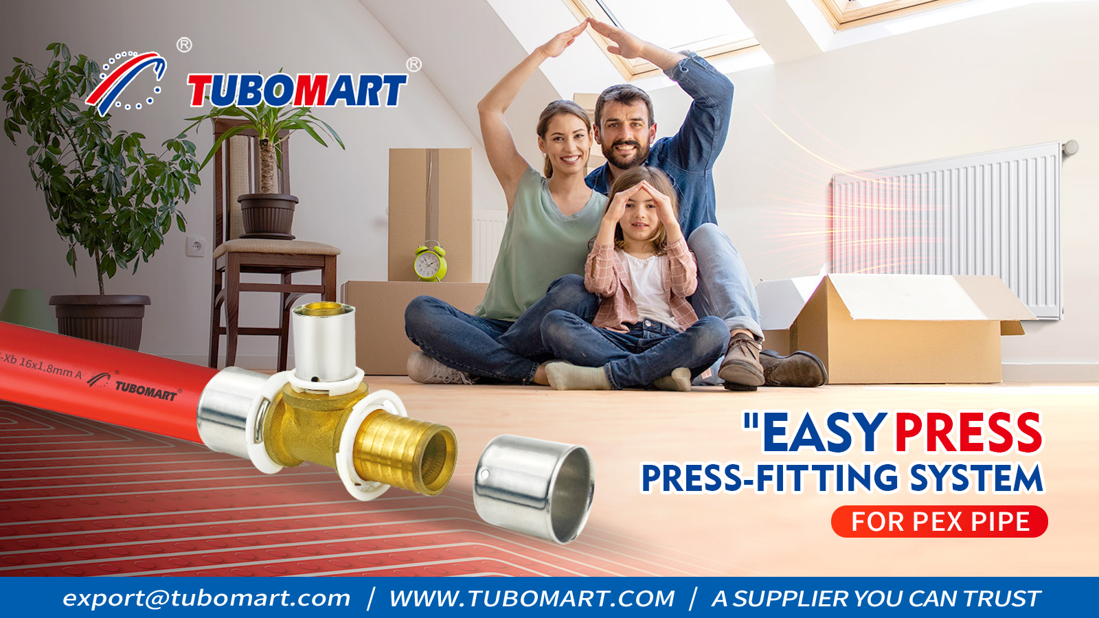 PEX Plumbing Brass Butt Weld Pipe Press Fittings TH Type 20mm 32mm 40mm Press Casting Fitting