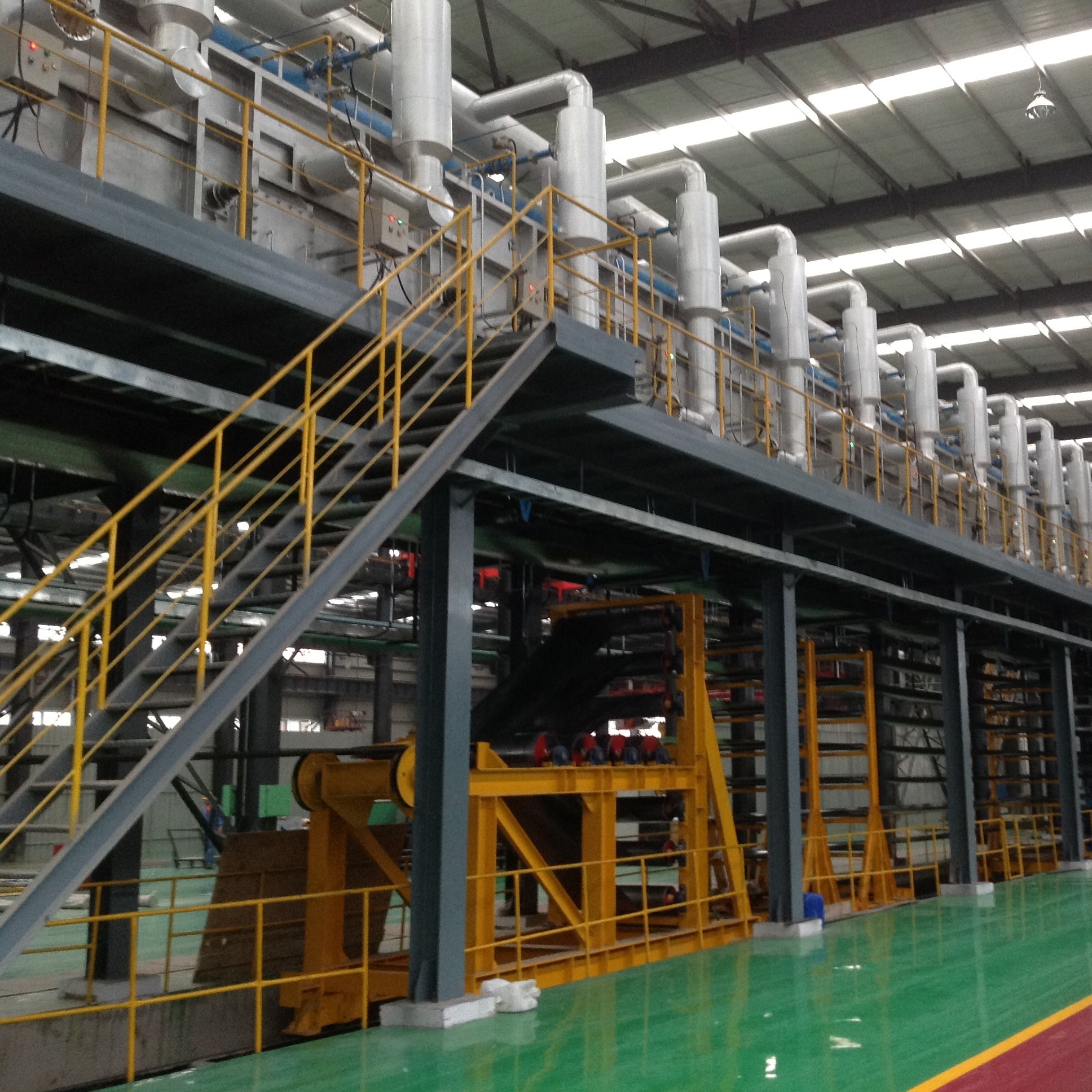 Zinc Hot Dip Galvanizing Equipment Galvalume Line 0.5-1.5mm 650mm 120000TPY