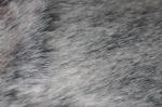 grey Solid Long Hair Fur Fabric，The perfect combination of elegance and modern