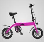 14 Inch City Electric Folding Bikes Rear Motor All Terrain with 36V Fat 250W 7