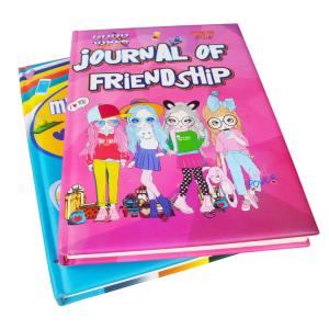 Quality Oem A5 Kids Book Printing Hardcover Reading And Writing C2S Art paper Cover wholesale