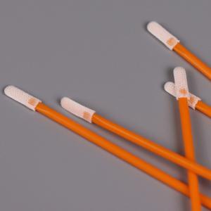 Quality 70mm Cleanroom Foam Swab Round Head 3.5mm Polyester Flat Cotton Buds wholesale