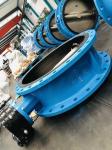 Water Applications Butterfly Valve with Flange End and Handwheel