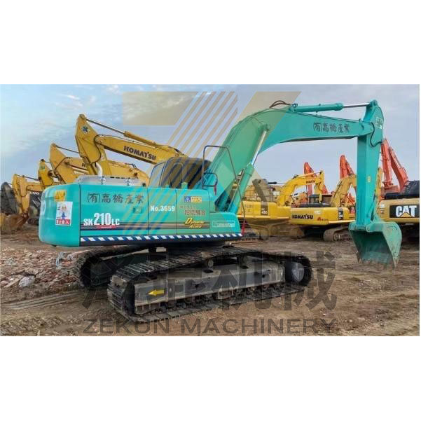Used Kobelco SK210LC Excavator Digger in Good Condition