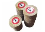 Metal Polishing 8Inch Crimped Brass Coated Steel Wire Wheel Brush
