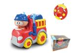 Toddler Plastic RC Cartoon Block Cars Infant Baby Toys 18 Months Radio Control
