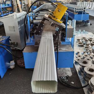 Quality Steel Square Corrugated Pipe Forming Machine Downpipe Machine wholesale