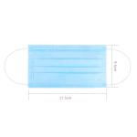 Nonwoven 3 Ply Disposable Dust Mask With Meltblown Filter Inside Products
