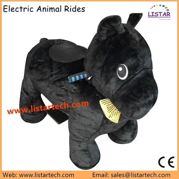Donkey Child Riding Games Toys, Coin Operated Kiddie Rides on Walking Animal for