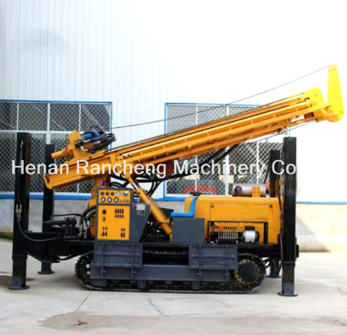 RCF500C Crawler Mounted Hydraulic Water Well Drill Rig 500m Hydraulic Portable Drilling Machine