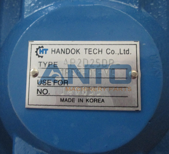 Blue AP2D25DP Hydraulic System Pump Gear Pump For Daewoo DH55 Excavator