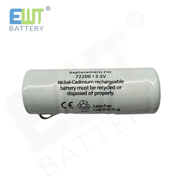 800mAh NICD Medical Battery Nominal Capacity and 10% Per Month Self-Discharge