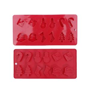 Quality Christmas Chocolate Mold Shaped Cute Bpa Free Food-grade Silicone Cake Molds wholesale