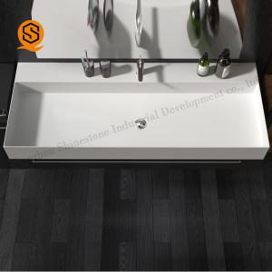 Quality Oilproof Solid Surface Wash Basin Wall Hung Bathroom Vanity wholesale