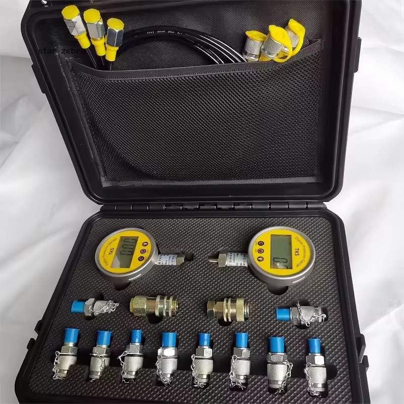 G3/8 Excavator Hydraulic Pressure Test Gauges for Daewoo Hyundai Kato Digital Gauges Excavator Parts