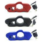 Scooter Motorbike ATV Motorcycle Handle Lever Lock Alarm CNC Anti-Theft Grip