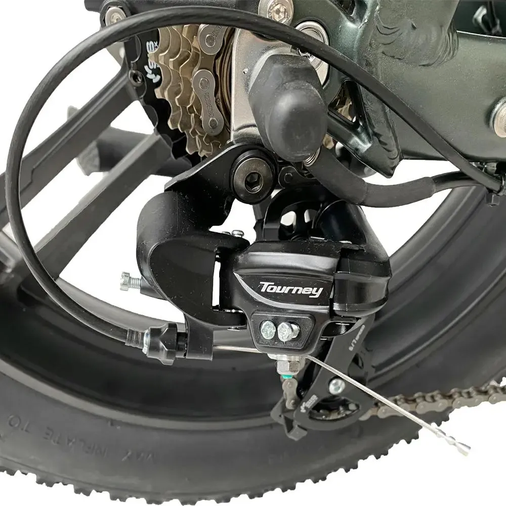2 Wheel Electric Fat Tire Bike 48V 500W Aluminum Alloy 20 Inch Fat Tyre Electric Bike