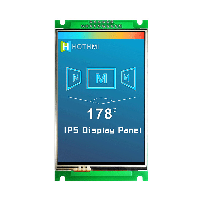 3.5" Smart UART TFT Display 320x480 With Projected Resistive Touch